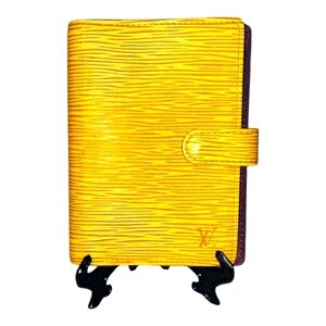 Louis Vuitton - Yellow & Purple EPI Leather Agenda Book  ☆ CA1907